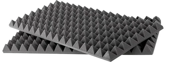 Piramit Sünger Antrasit 4cm 80cm x 120cm 10 Adet (10 m2) TdrTR