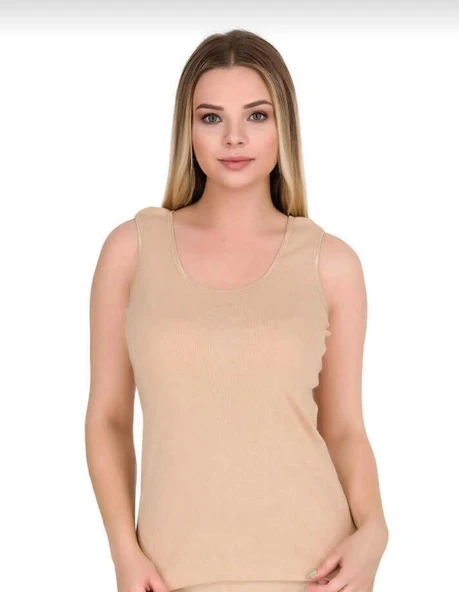 BERRAK 2127 KADIN LİKRALI KALIN ASKILI ATLET TEKLİ - Resim 3