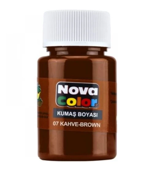 Nova Color Kumaş Boyası 35 Cc Kahverengi - 4 adet ürün görseli 1