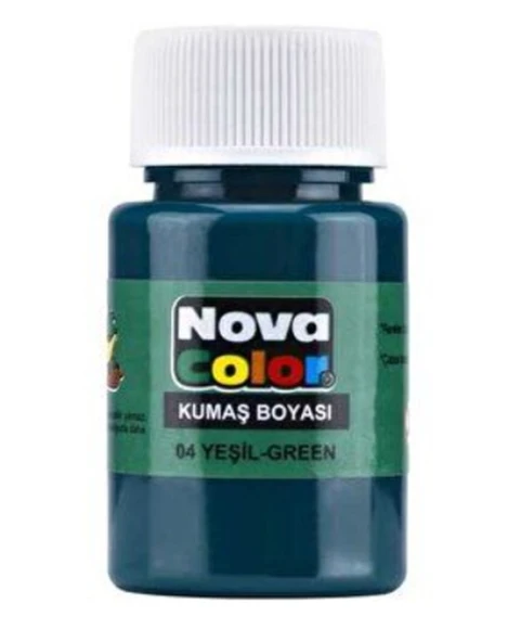 Nova Color Kumaş Boyası 35 Cc Yeşil - 4 adet ürün görseli 1