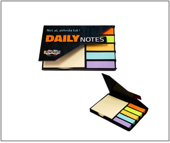 Notyaz Daily Notes Neon Bloknot Not Defteri - 3 adet