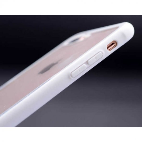 Apple iPhone 7 Plus Kılıf Arkası Şeffaf Cam Kenarları Airbag Silikon Kılıf - 6