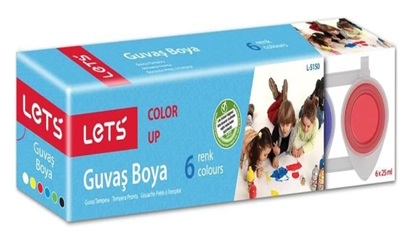 Lets Guaj Boya 6 Renk - 3 paket ürün görseli 1