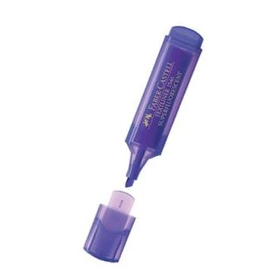 Faber Castell Fosforlu Kalem Mor - 3 adet