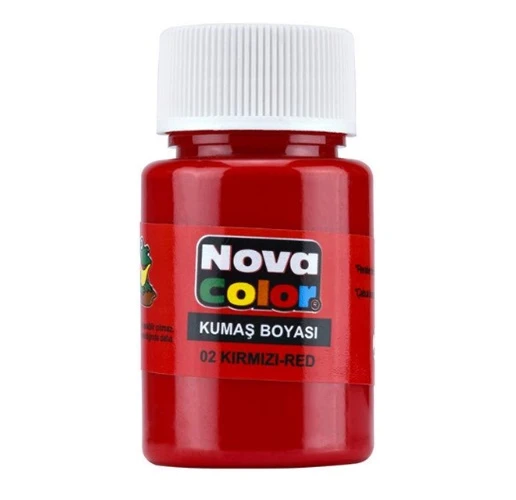 Nova Color Kumaş Boyası 35 Cc Kırmızı - 4 adet ürün görseli 1