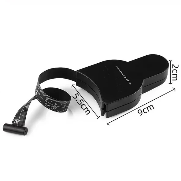 Vücut Boyun Kol Bacak Ölçüm Mezura Bel Çevresi Yağ Ölçer Metre 150cm - 3