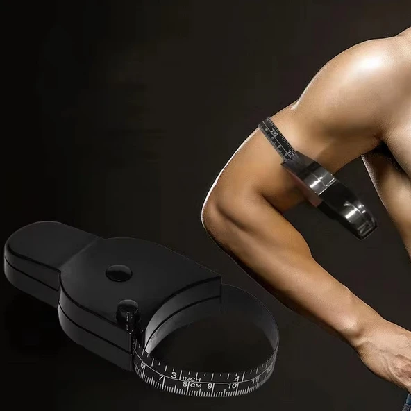 Vücut Boyun Kol Bacak Ölçüm Mezura Bel Çevresi Yağ Ölçer Metre 150cm - 7