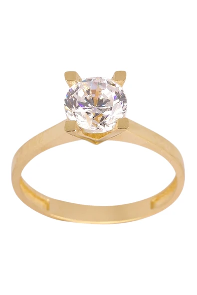 Cigold Tektaş Yüzük 14 Ayar Altın 2.19 Gr OA-C11501029026 ürün görseli 1