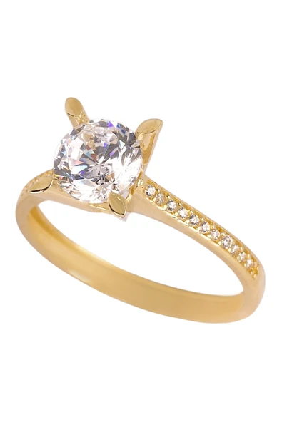 Cigold Tektaş Yüzük 14 Ayar Altın 2.47 Gr OA-C11501029023 - 4