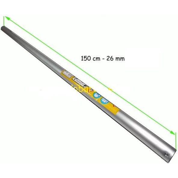 Motorlu Tırpan Şaft Borusu 26 mm 150 cm