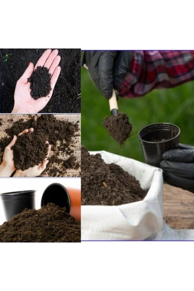 Gül Fidanı Toprağı Torfu Özel Karışım Bitki Toprağı 9 kğ - Resim 3