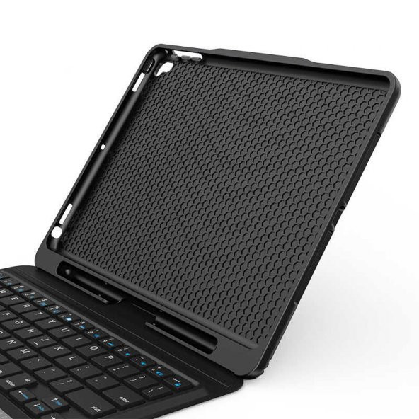 Apple iPad Pro 11 inç 2018 Bluetooth Klavyeli Kablosuz Tablet Kılıfı (A1980/A2013/A1934/A1979) - 5