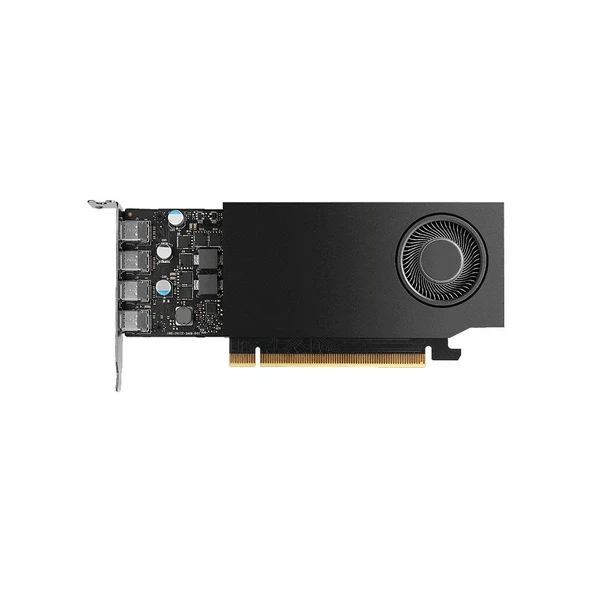 PNY RTXA1000 8GB DDR6 128Bit 4 xDISPLAY ÇIKIŞLI PASİF SOĞUTUCULU YAPAY ZEKA AI EKRAN KARTI  (VCNRTXA1000-SB) - 2