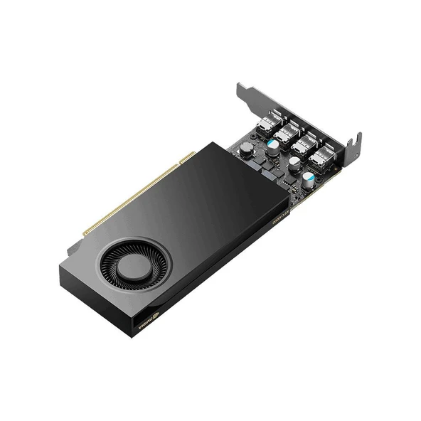 PNY RTXA1000 8GB DDR6 128Bit 4 xDISPLAY ÇIKIŞLI PASİF SOĞUTUCULU YAPAY ZEKA AI EKRAN KARTI  (VCNRTXA1000-SB) - 4