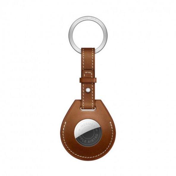 Apple AirTag Deri Anahtarlık Key Ring - 6