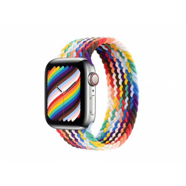 Apple Watch Örgü Solo Loop Renkli Kordon 38mm XS Beden (Seri 2 3 4 5 6 SE) K32 - 3