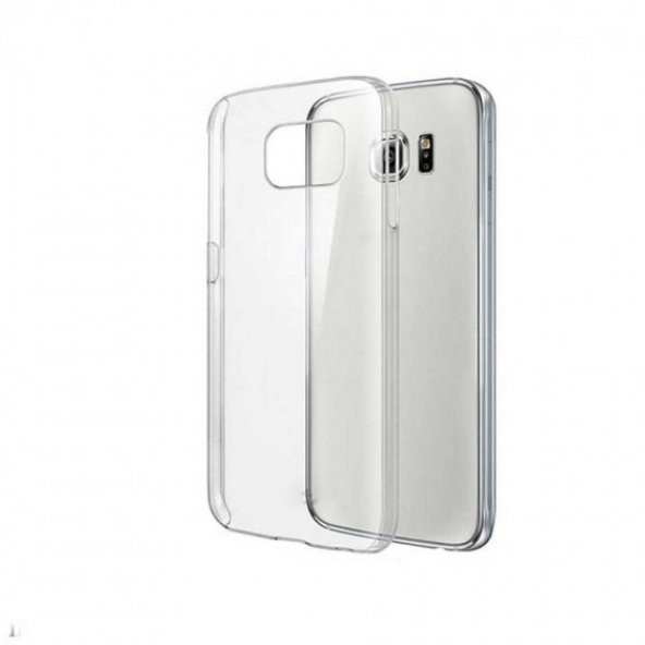 Samsung Galaxy S6 Kılıf Ultra İnce Şeffaf Silikon Kapak - 2