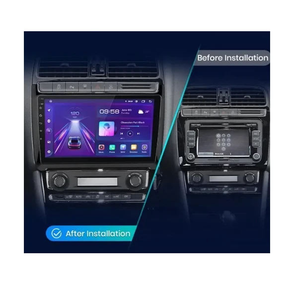 Volkswagen Polo Multimedya (2011-2017) 6 GB RAM 64 GB Hafıza 8 Çekirdek Navigatör Premium Series - Resim 9