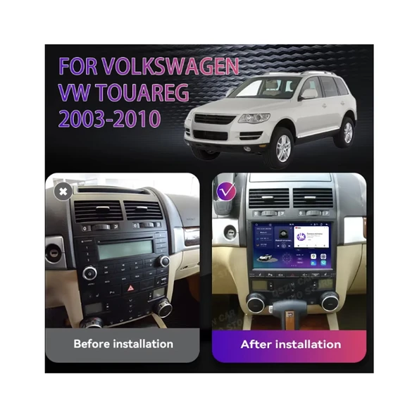 Volkswagen Touareg Multimedya (2002-2009) 2 GB RAM 32 GB Hafıza 4 Çekirdek Necvox - Resim 9