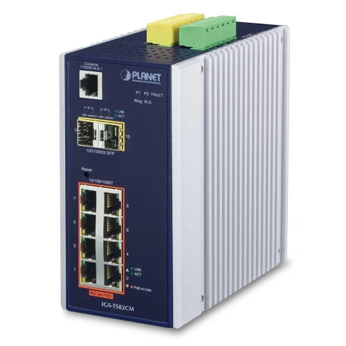 L2+ Endüstriyel Yönetilebilir Switch (L2+ Industrial Managed Ethernet Switch) Bütçesi maks. 240 watt) TdrTR