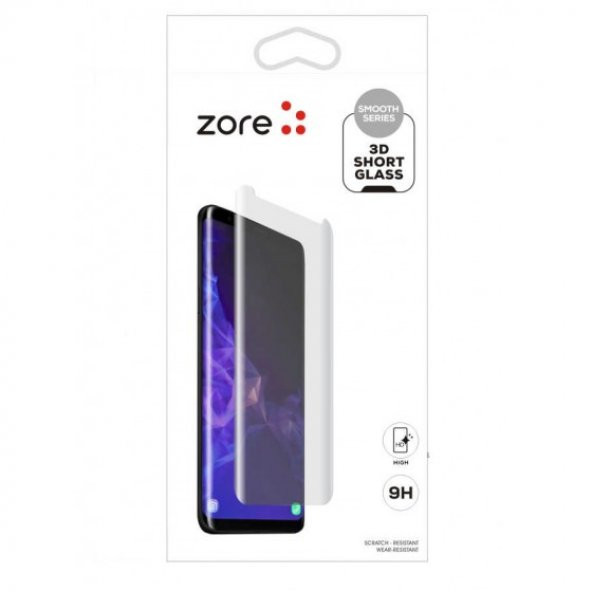 Samsung Galaxy S8 3D Short Glass HD Cam Ekran Koruyucu