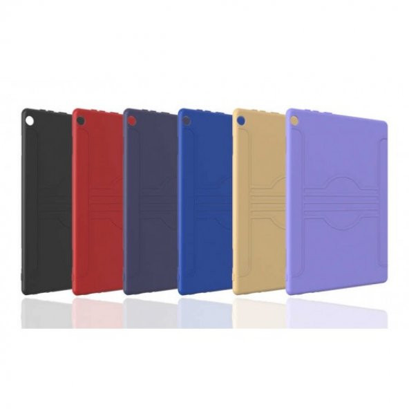 Lenovo M10 10.1 inç TB-X505F Silikon Tablet Kılıfı - 8