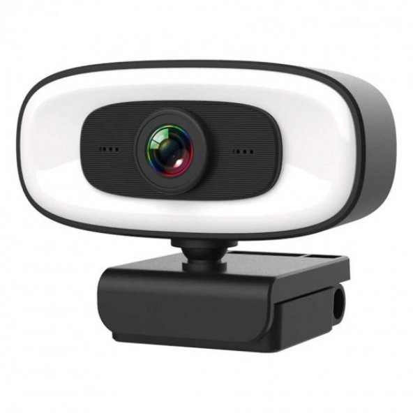 Webcam Kamera Mikrofonlu ve Işıklı PC-10