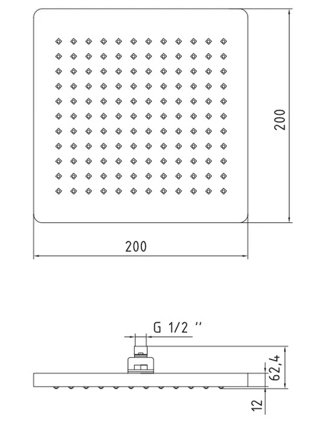 ECA Tiera Ankastre Duş Seti 2-Yollu Mat Siyah 102199772C1 - Resim 7