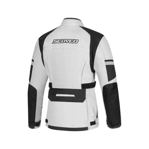 SCOYCO JK122W KORUMALI KADIN MOTOSİKLET MONTU BEYAZ - Resim 2