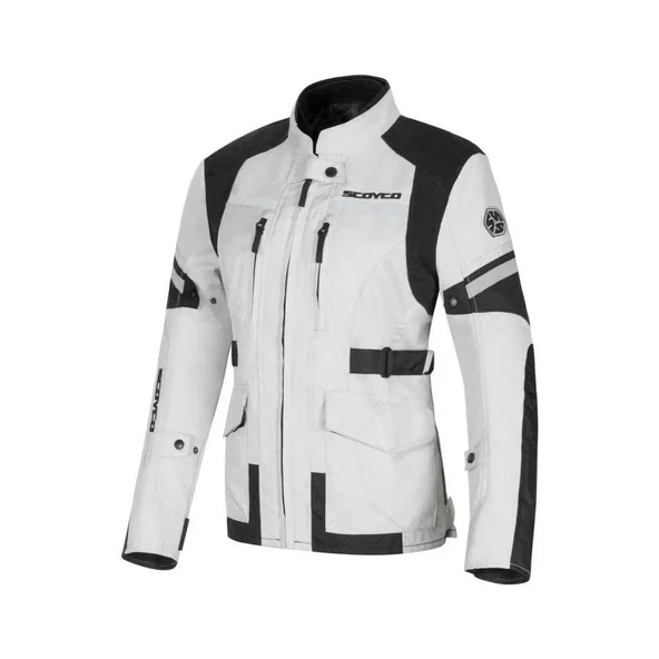 SCOYCO JK122W KORUMALI KADIN MOTOSİKLET MONTU BEYAZ