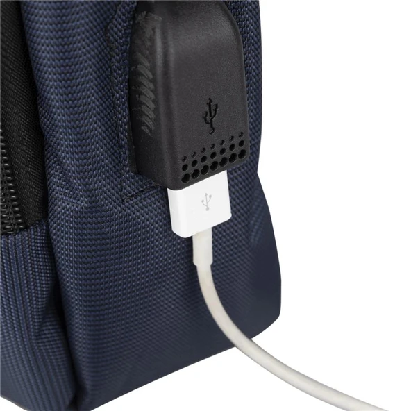 Plm Monza-Usb Lacivert 15.6 Notebook Sırt Çantası - 2