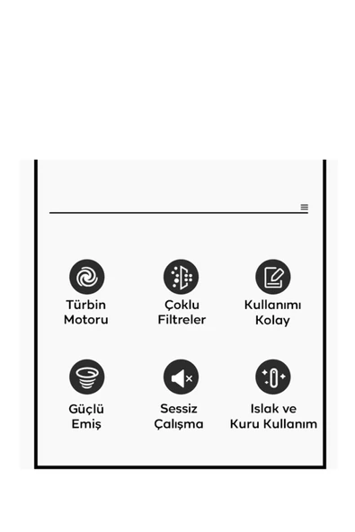 MEFA ÖS  13600pa Güçlü Portatif 2 Kademeli Tasinabilir Vakumlu Kablosuz Üflemeli Mini Araç Süpürgesi - 5