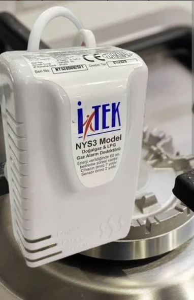 Itec NYS 3 Model Gaz Alarm Dedektörü Kablo Uzunluk Seçeneklı - 3