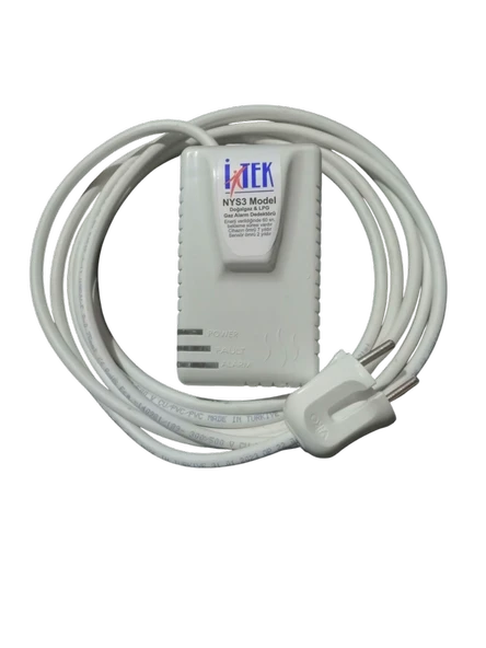 Itec NYS 3 Model Gaz Alarm Dedektörü Kablo Uzunluk Seçeneklı - 2