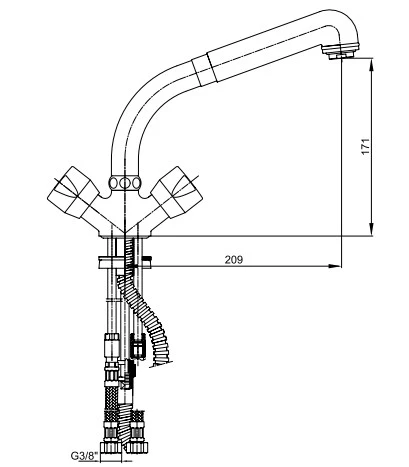 ECA Pınar Spiralli Berber Bataryası 102118017 - Resim 2