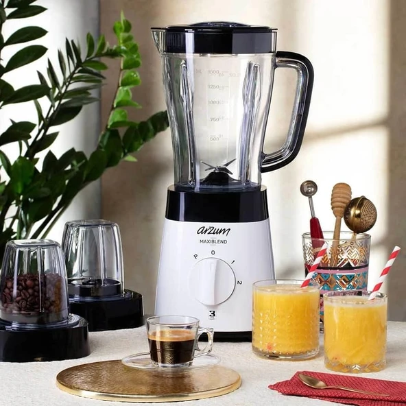 Arzum AR1057 Maxiblend Sürahi Blender - Beyaz - 10