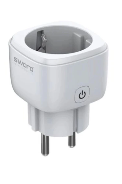 SWORD Wi-fi Akıllı Priz 15a – Uzaktan Kontrol, Zaman Ayarlı, Sesli Komut, Çoklu Koruma Sw-sp8010