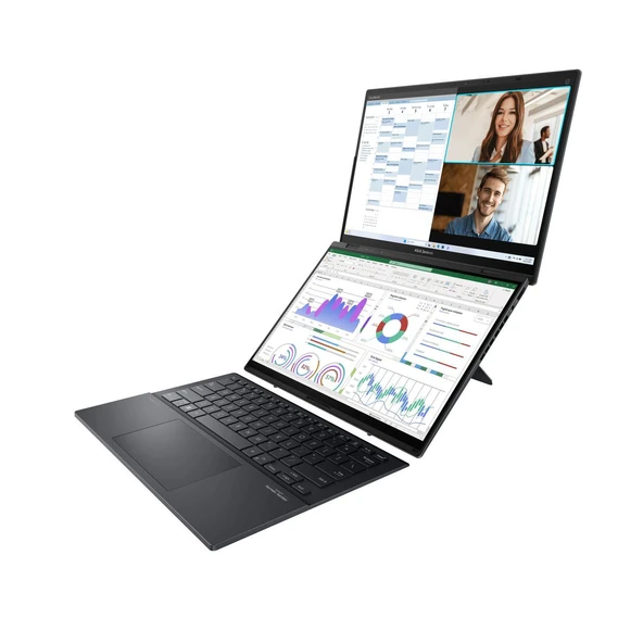 ASUS Zenbook DUO UX8406 – Intel 7 155H - 14’’ OLED Touch – 16GB-1TB SSD– Q İng. Klavye-1 Yıl Garanti - 4