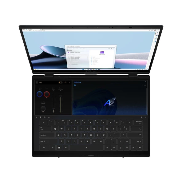ASUS Zenbook DUO UX8406 – Intel 7 155H - 14’’ OLED Touch – 16GB-1TB SSD– Q İng. Klavye-1 Yıl Garanti - 6