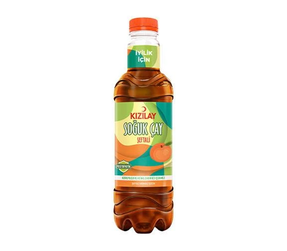 Kızılay Şeftali Aromalı Soğuk Çay 1 lt x 12 Adet
