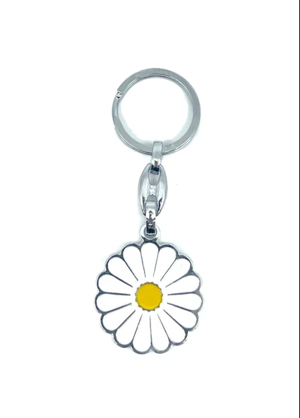 Papatya Metal Anahtarlık ürün görseli 1