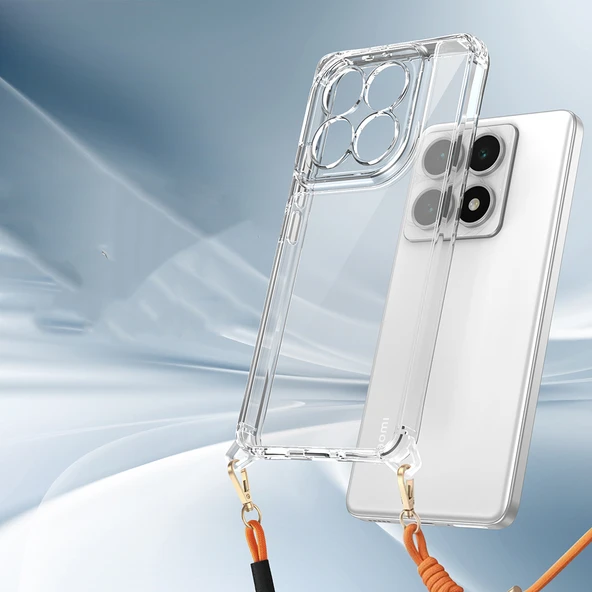 Xiaomi 14T Pro Kılıf Airbagli Takılabilir Askı Aparatlı Zore Snap Silikon Kapak - 5