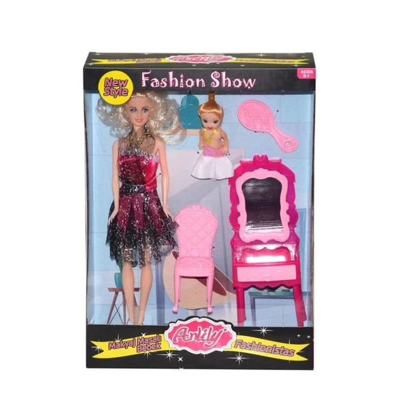 Nessiworld 02412 Oydaş, Anlily Makyaj Masalı Bebek / +3 yaş - 4