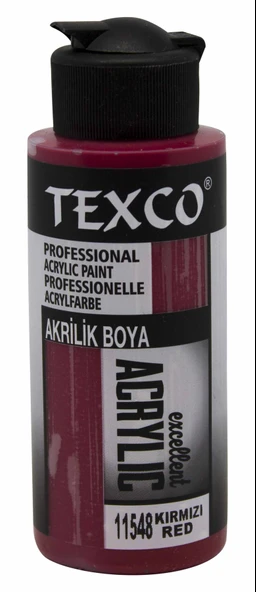 Texco Excellent Akrilik Boya 11548-Kırmızı 110 cc ürün görseli 1