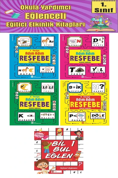 1.Sınıf Eğlenceli Bil Bul ve Resfebe Seti ürün görseli 1