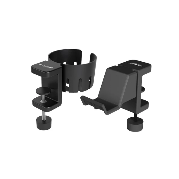 xDrive Premium Bardak Tutucu ve Kulaklık Askı Seti/Siyah - 5