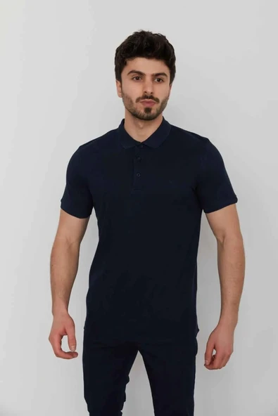 Cazador Erkek T-shirt Polo Yaka Pike  4613 Siyah