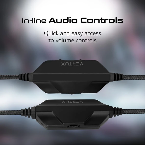 Vertux Blitz Siyah - Oyuncu Kulaklık Stereo 7.1 Surround Kablolu Kulaküstü - 2