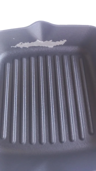 Lava Yekpare 20x20 CM Saplı Döküm Kırmızı Kare Izgara Tava (TEŞHİR) - 2