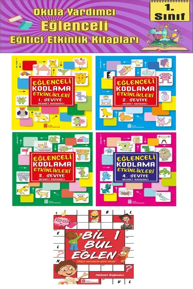 1.Sınıf Eğlenceli Bil Bul ve Kodlama Seti ürün görseli 1